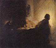 REMBRANDT Harmenszoon van Rijn The Supper at Emmaus painting